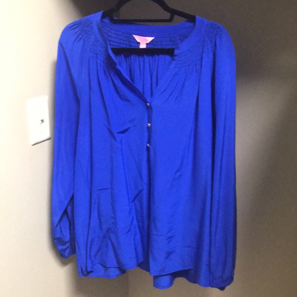 Lilly Pulitzer Elsa silk blouse